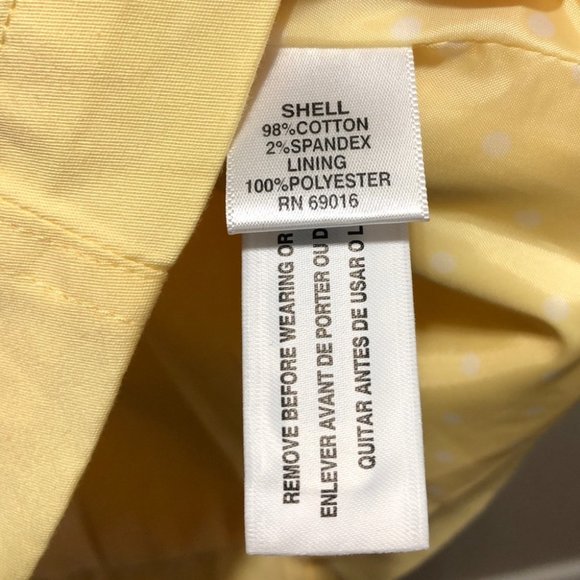 {Studio Works} New Yellow Windbreaker Jacket - Picture 6 of 6